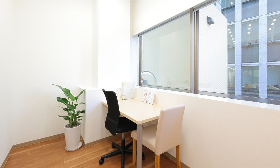 ルシアクリニックのカウンセリングルーム