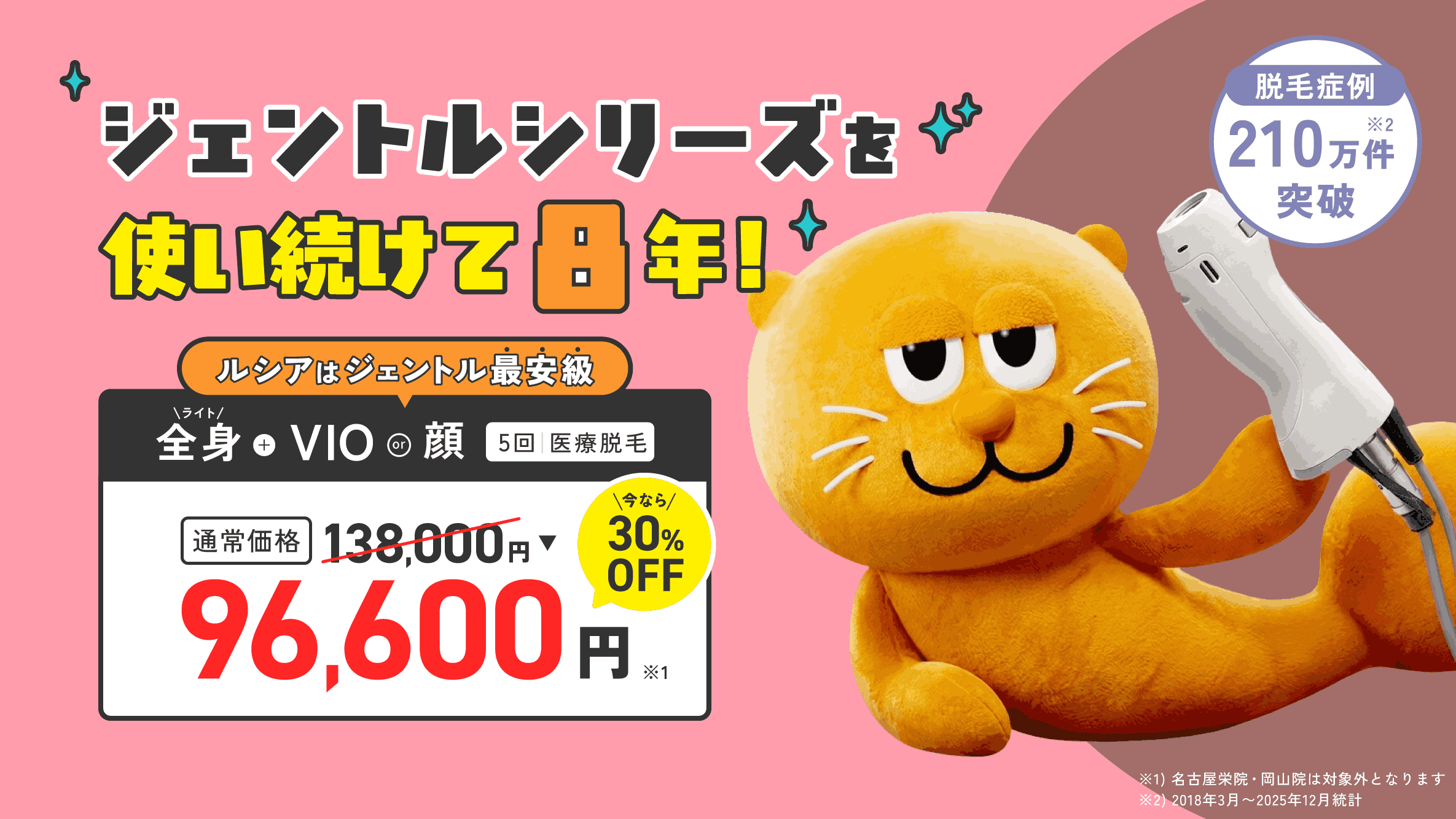 ちゃんと考えたら、ルシアでした！熱破壊式医療脱毛ならルシアクリニック