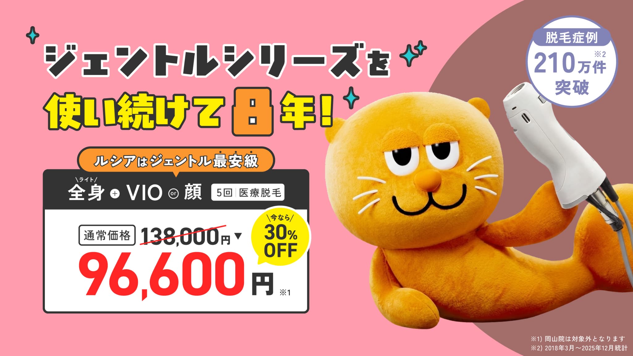 ちゃんと考えたら、ルシアでした！熱破壊式医療脱毛ならルシアクリニック